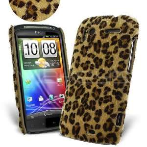  Femeto Yellow Leopard Fur Back Cover Case for HTC 