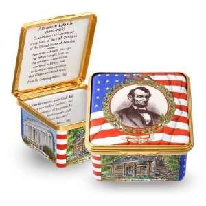   Days Enamels Box Abraham Lincoln Bicentenary LE 