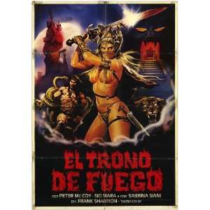 Throne of Fire Movie Poster (27 x 40 Inches   69cm x 102cm) (1982 