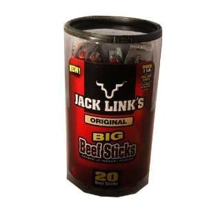 Jack Links Big Beef Sticks (Pack of 20)  Grocery & Gourmet 