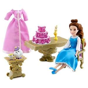 Disney Princess Beauty & Beast Mini Belle Doll Play Set W/ Extra 