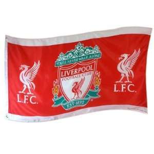  Offlical Liverpool Fc Large 5 Feet X 3 Feet Crest And 2 
