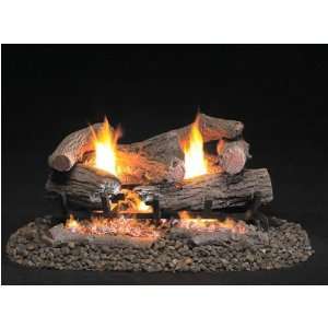 Firegear 30 Inch Big Y Vent free Log Set W/ B360 Revolution Burner 