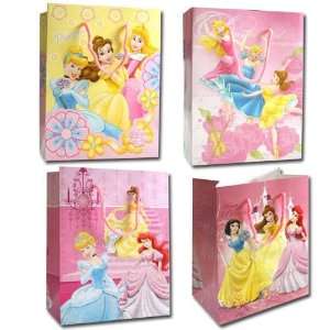    4pc Assorted Disney Princess Large Paper Gift Bag Toys & Games