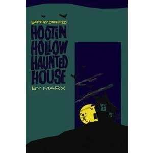  Vintage Art Hootin Hollow Haunted House   21569 0
