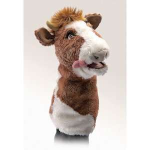  4 Pack FOLKMANIS INC. COW STAGE PUPPET 