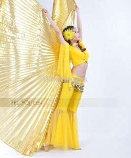 Belly Dance Costume Shining Opening Isis Wings S43  