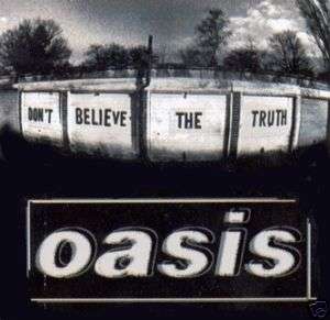 Oasis Sticker Dont Believe the Truth rock band decal  