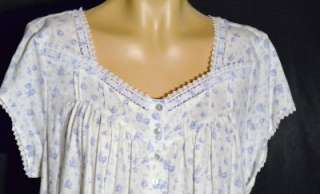 New 100% Cotton Knit Eileen West Nightgown~L~$60  