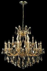 New Crystal Chandelier Maria Theresa Gold 30x28  