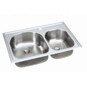  Elkay ECG3322R1 Kitchen Sink   2 Bowl