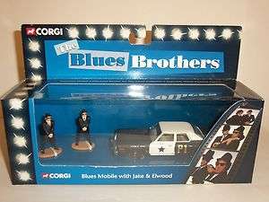 CORGI 06001 THE BLUES BROTHERS BLUESMOBILE DIECAST MODEL CAR + FIGURES 