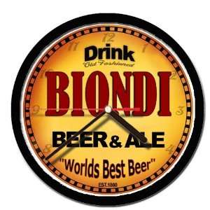  BIONDI beer and ale cerveza wall clock 