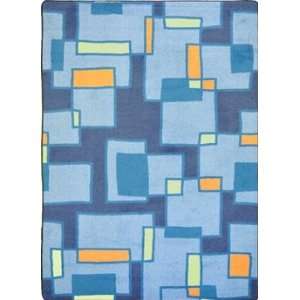  Joy Carpets Outside the Box© Cool Blue   10 9 x 13 2 