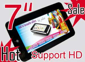   PC Support 32GB TF card 7 HD Google Android WiFi/3G  Touchscreen