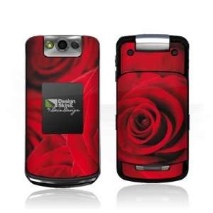  Design Skins for Blackberry 8220 Pearl Flip   Red Rose 