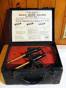 Vintage 1946 The Magic Wand Welder by Patent Specialties Weld Braze 
