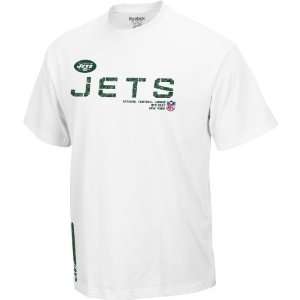  Reebok New York Jets Sideline Tacon Short Sleeve T Shirt 