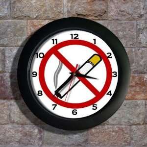  No Smoking Sign/Logo Clock For Office, Restaurants 
