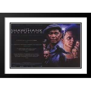  The Shawshank Redemption 32x45 Framed and Double Matted Movie 