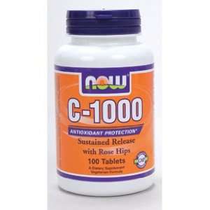  NOW Foods   C 500 with Rose Hips 100 tabs Health 