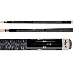  Players Midnight Black Pool Cue with White Ball Crusher 
