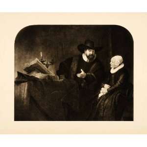  1907 Photogravure Anslo Preacher Religion Teaching Woman 