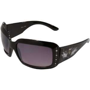   Buffaloes Ladies Black Crown Rhinestone Sunglasses