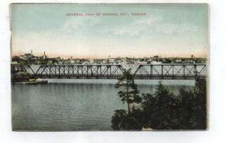 CANADA ONTARIO KENORA Old Postcard BRIDGE GENERAL VIEW  