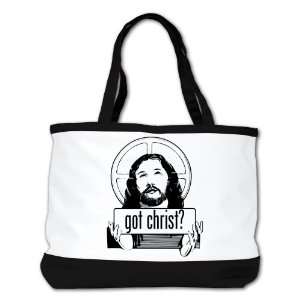   Bag Purse (2 Sided) Black Got Christ Jesus Christ 