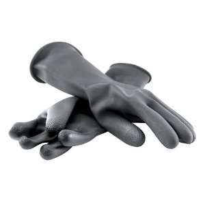  Firstgear Rubber Rain Gloves   Small/Black Automotive