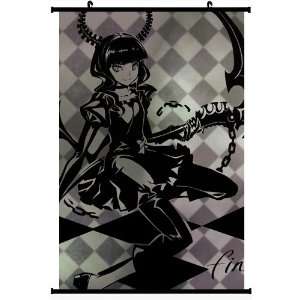  Anime Wall Scroll Poster Black Rock Shooter, Fiber Fabric Anime 