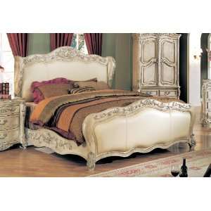  YT Furniture Nicia Bed (Whitewash)