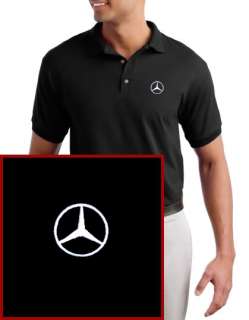 Mercedes Benz EMBROIDERED Black Polo Shirt  