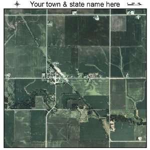    Aerial Photography Map of Dougherty, Iowa 2011 IA 