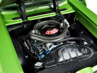 Brand new 118 scale diecast model car of 1969 Pontiac GTO Judge Green 