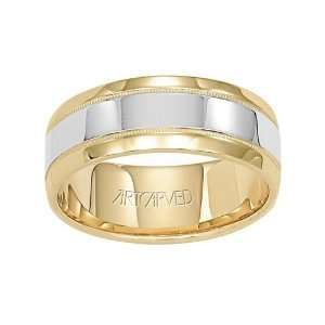  ArtCarved Covenant Mens Wedding Band 7.5mm #11 WV5107_G 
