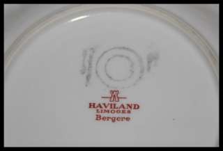 Vinage HAVILAND LIMOGES BERGERE ~ Tea Cup & Saucer Set FRANCE  