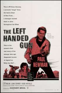 The Left Handed Gun 1958 Original U.S. One Sheet Movie Poster  