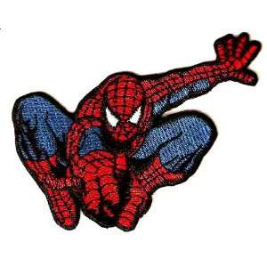  Spider man flying shooting spider web Embroidered Iron On 