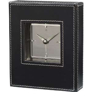  Metropolitan Leather Desk Clock