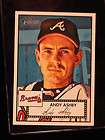 2001 TOPPS HERITAGE ANDY ASHBY #40 BLACK BACK BRAVES NM