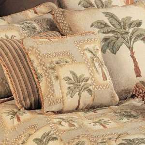  Palm Grove Square Pillow Beige
