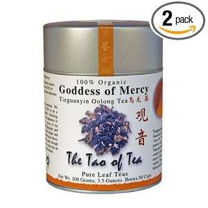The Tao Of Tea Goddess Of Mercy, 100% Organic, 3.5 Ounce Tin (Pack of 