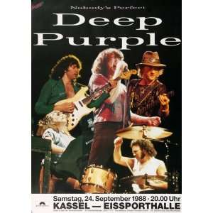 Deep Purple   Nobody is Perfect 1988   CONCERT   POSTER 