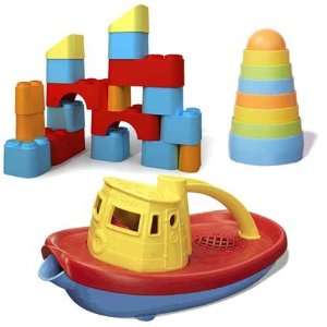   My First Stacker and My First Yellow Tug Boat Bundle Toys & Games