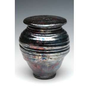  Raku Urn in New Black