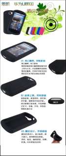 Silicone skin case for HUAWEI U8800 IDEOS X5+LED case F  