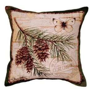  Pinecone Branch Pillow