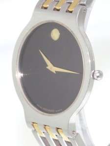   Esperanza Black Museum Dial Quartz Two Tone Stainless Steel Watch